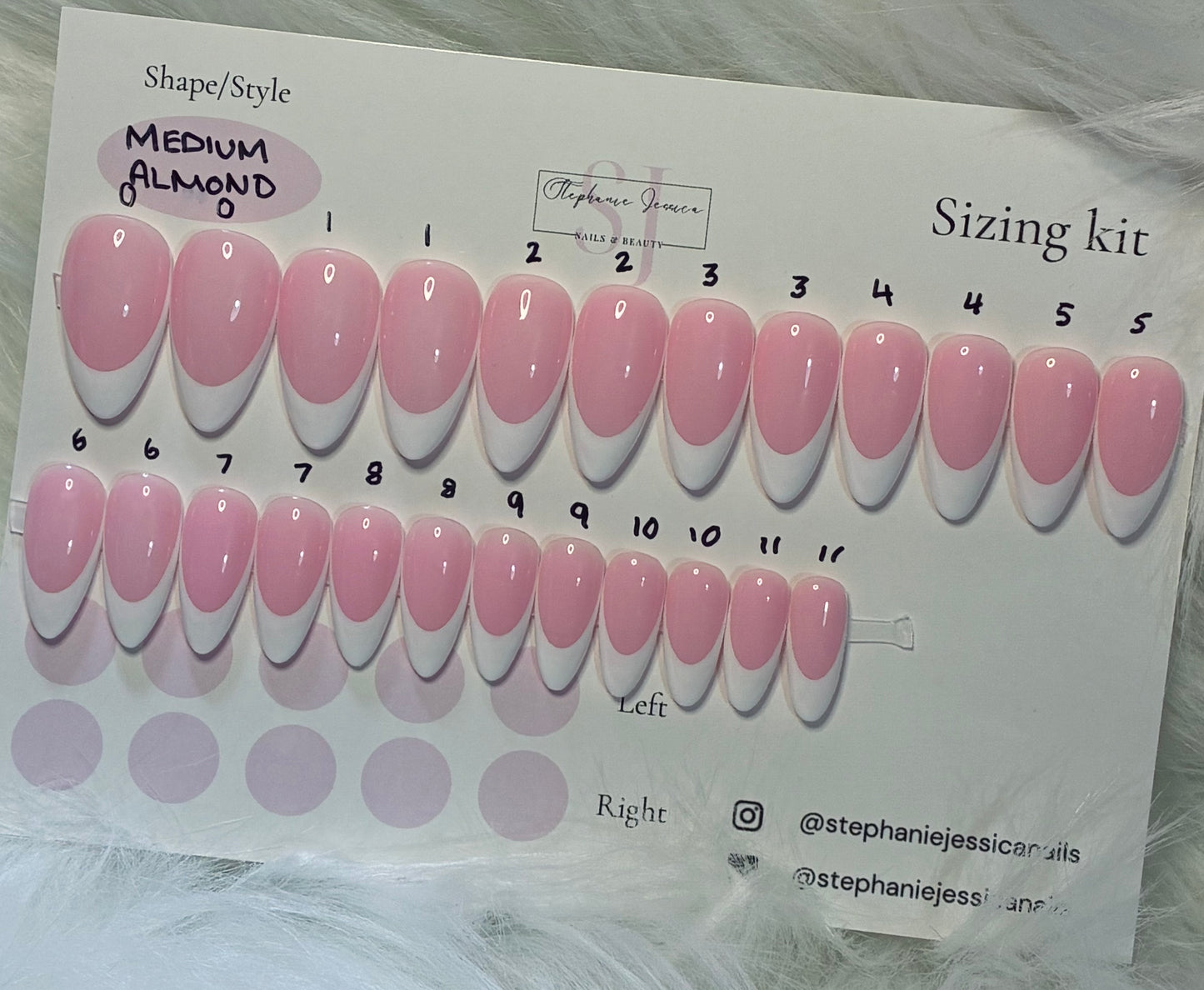French Tip 24/30 piece sets Ready To Wear Sizing Kit