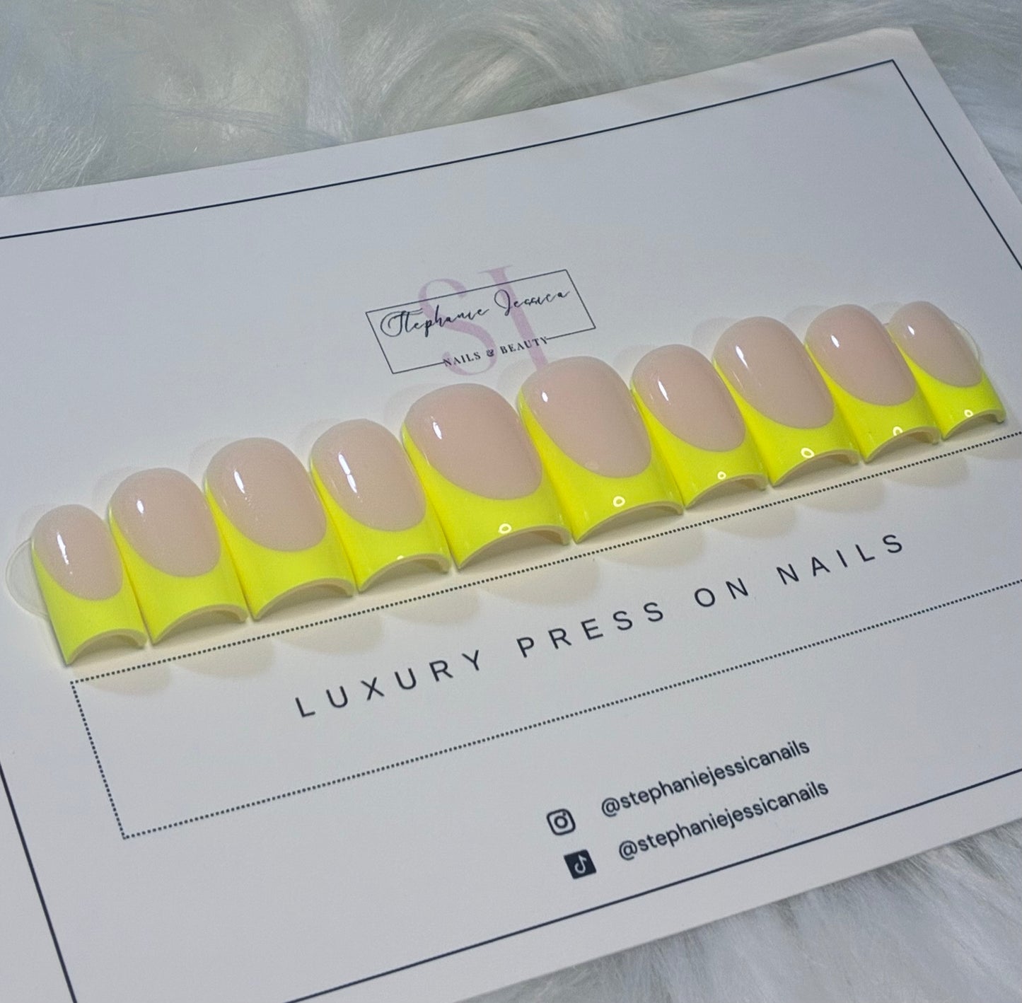 Neon French Tips