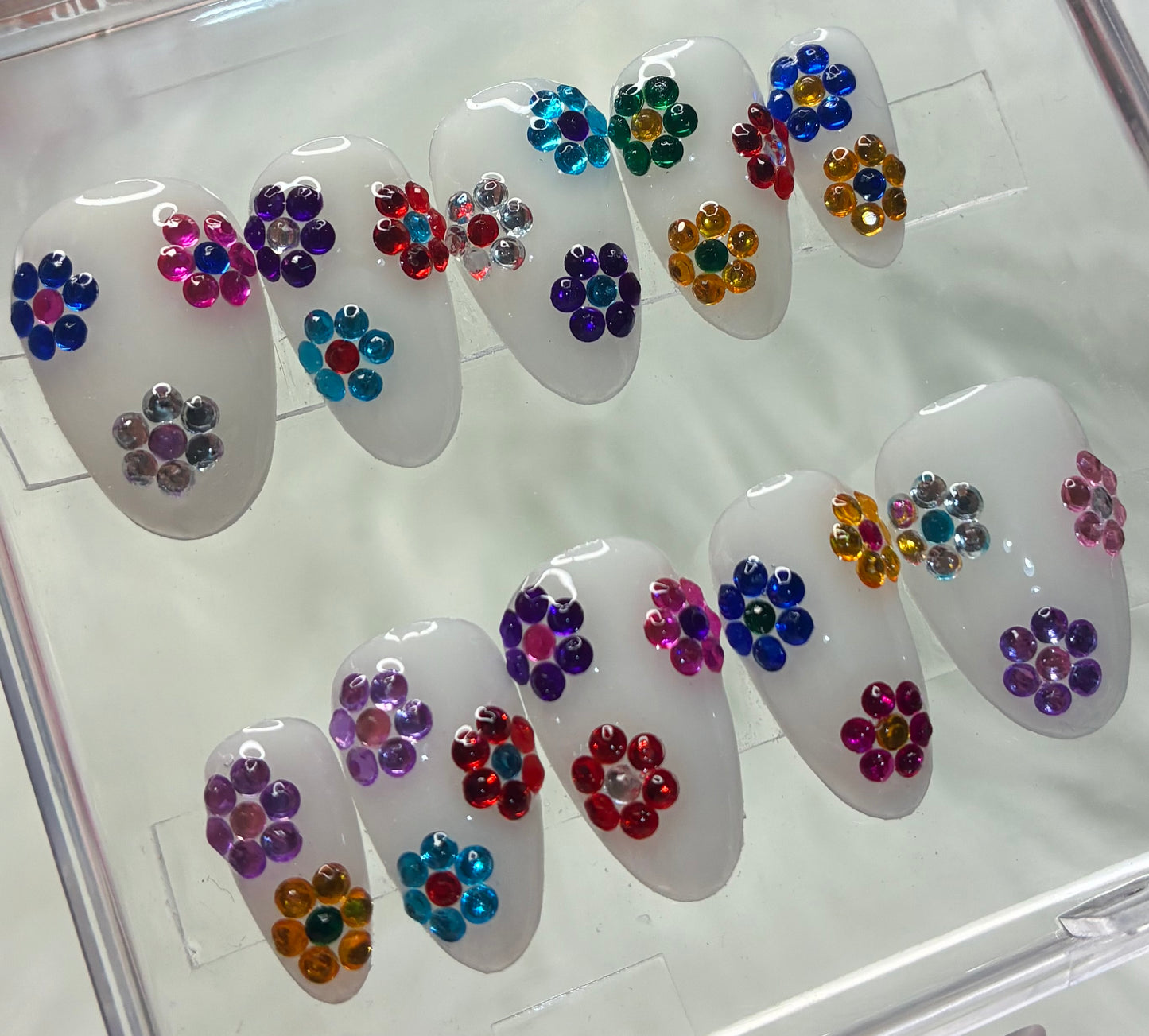 Rhinestone Flowers