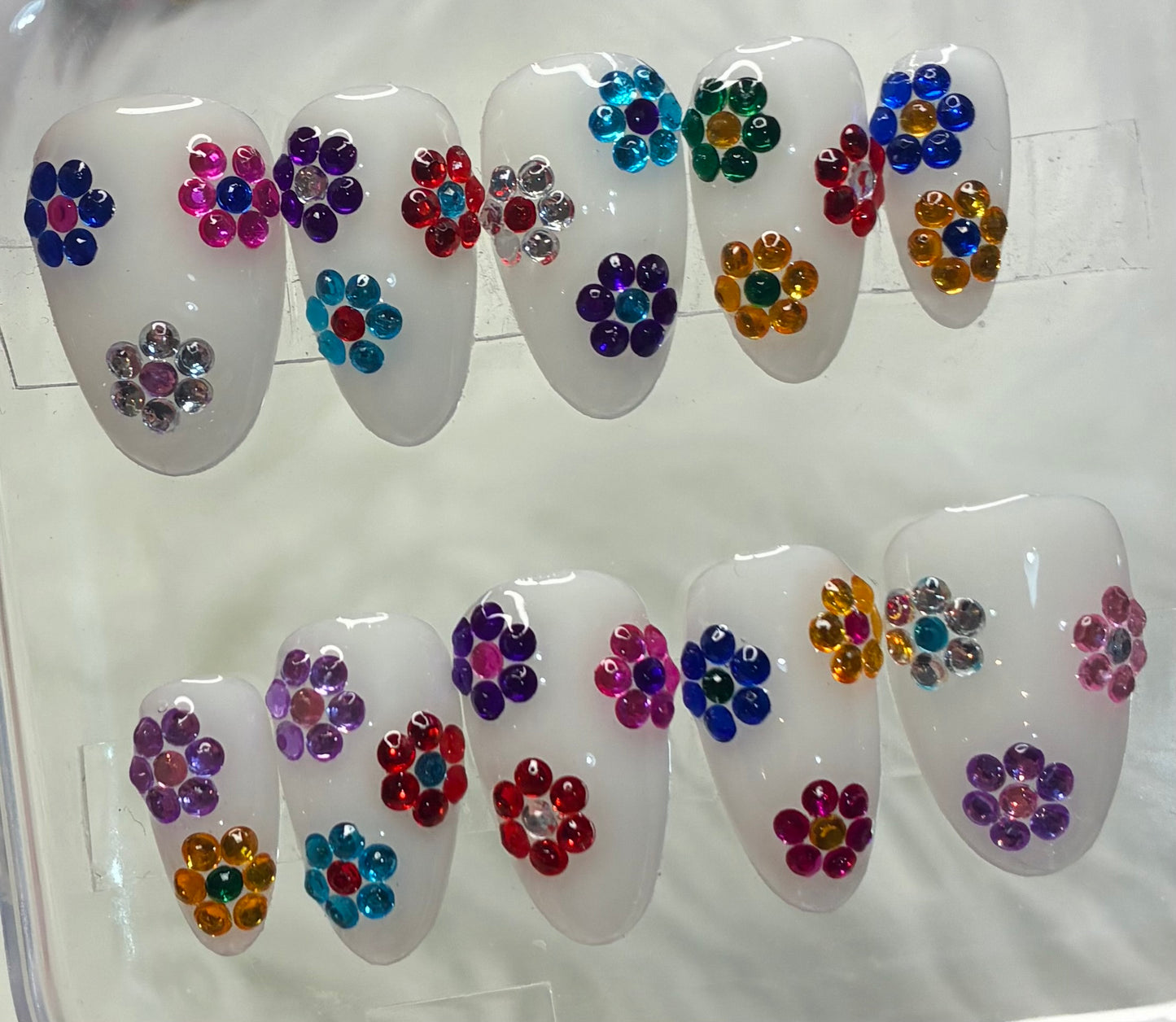Rhinestone Flowers
