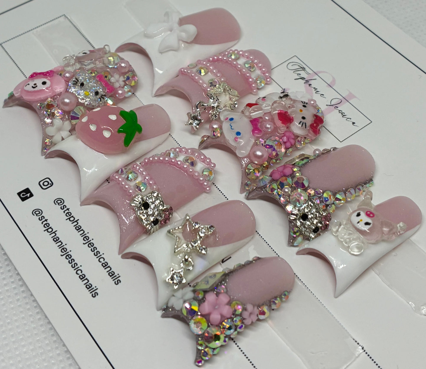 Hello Kitty Junk Nails
