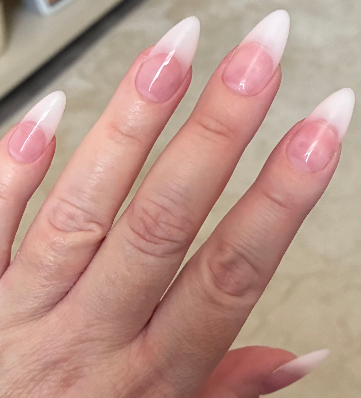 Hyper Realistic | Milky French Tip | Faux Natural