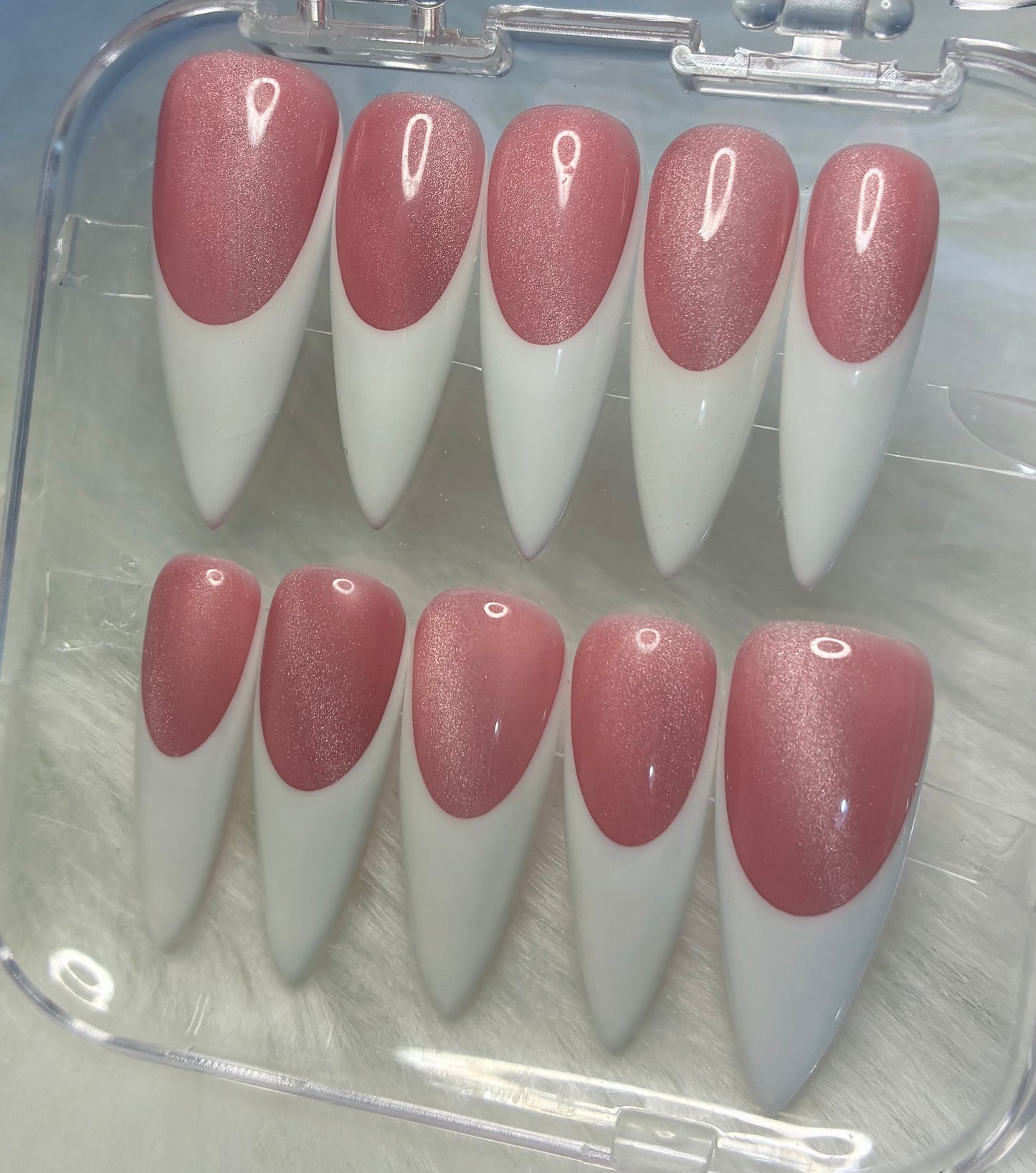 Cat Eye Base French Tips