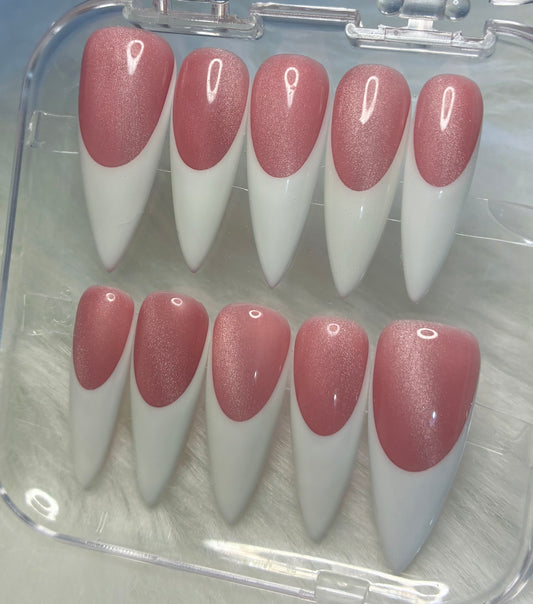 Cat Eye Base French Tips