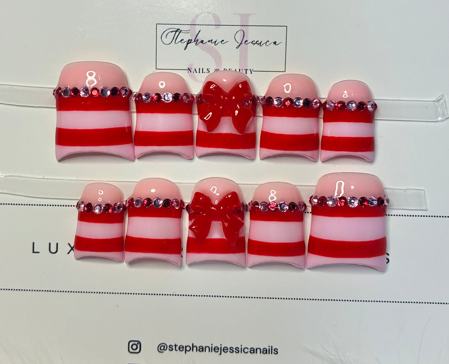 Pink & Red Stripes