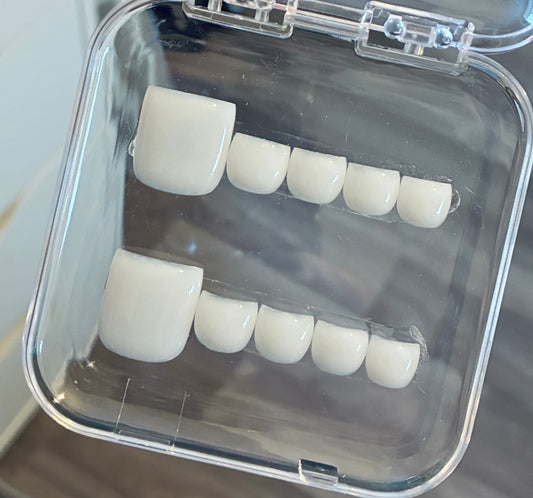 Solid Colour Press Ons TOES