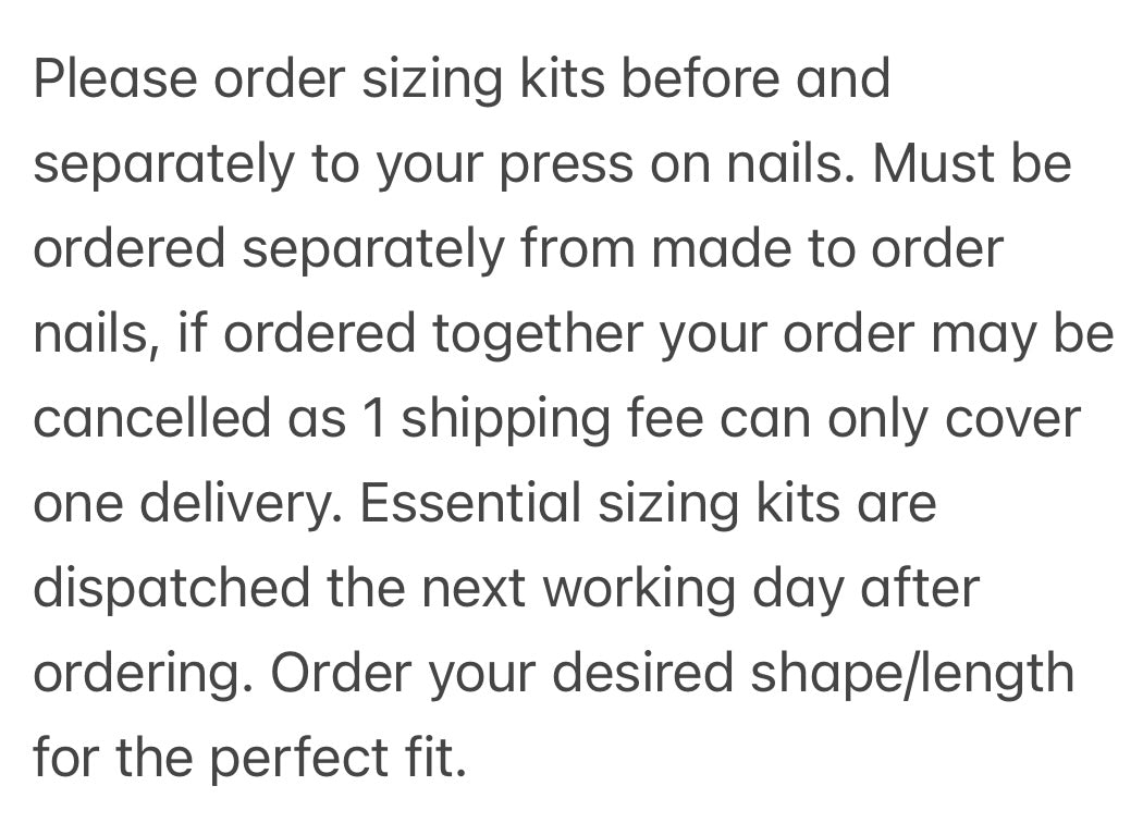 Essential Sizing Kits