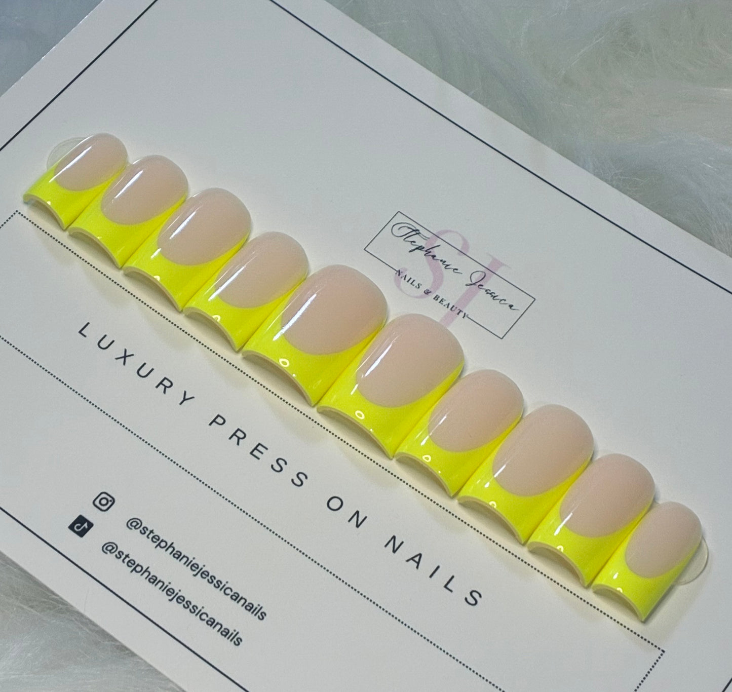 Neon French Tips