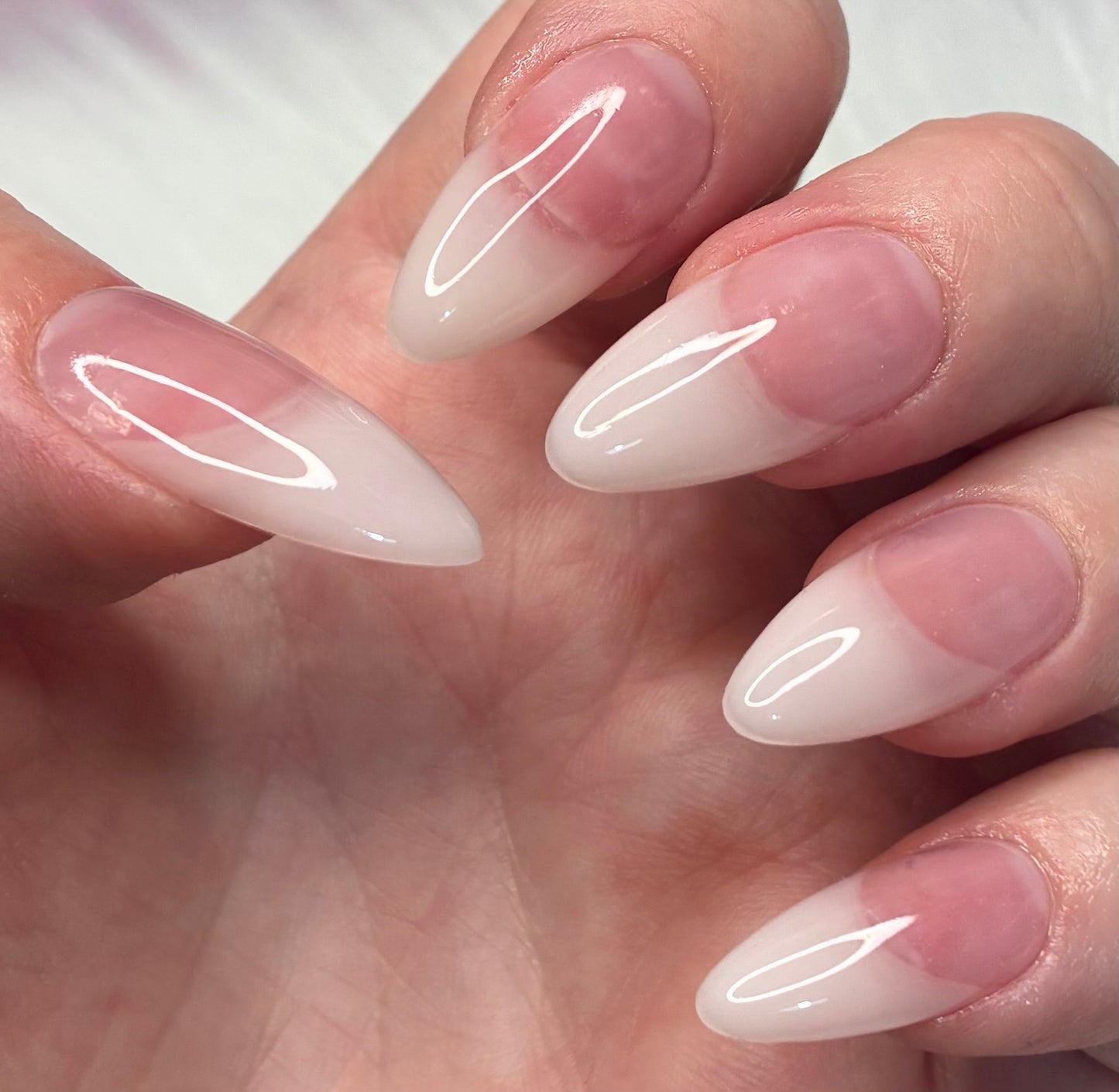 Hyper Realistic | Milky French Tip | Faux Natural