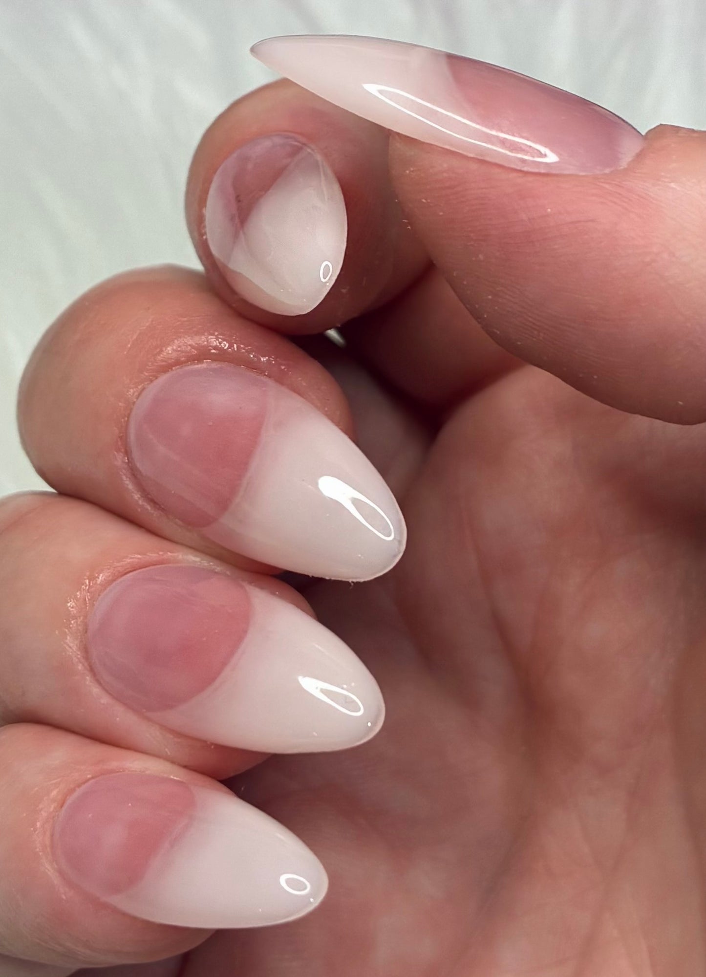 Hyper Realistic | Milky French Tip | Faux Natural
